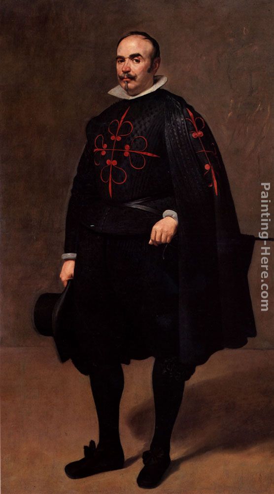 Portrait painting - Diego Rodriguez de Silva Velazquez Portrait art painting